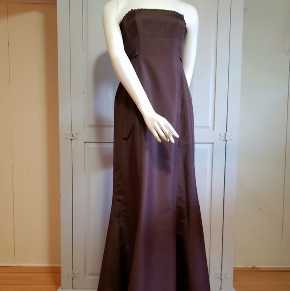 LAUNDRY  Silk taffeta floor length dress sz 8. - Picture 1 of 8